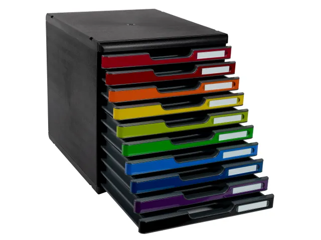 Ladenblok Modulo 10 laden Gesloten Zwart/harlekijn A4+