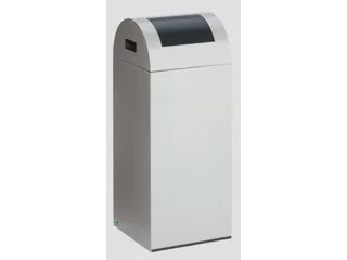Afvalverzamelaar Zelfblussend 60 Liter 800X320X320Mm Klemring Grijs - 1