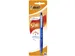 Balpen Bic Atlantis soft metalen clip clic medium blauw bister à 1st