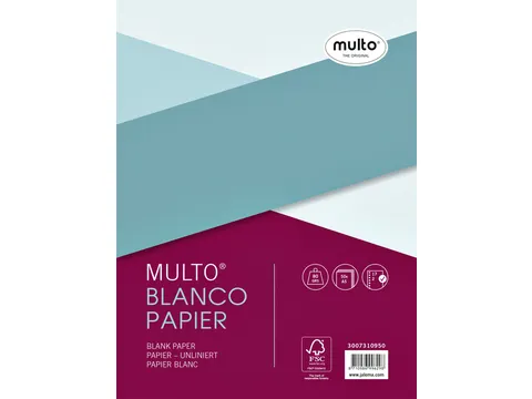 Interieur Multo A5 17-Gaats Blanco 80gr 50vel