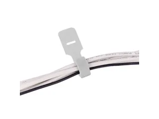 Addit Kabelbinders klittenband 12x250mm Wit 10 stuks - 1