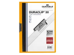 Klemmap Durable 2200 A4 3mm Oranje