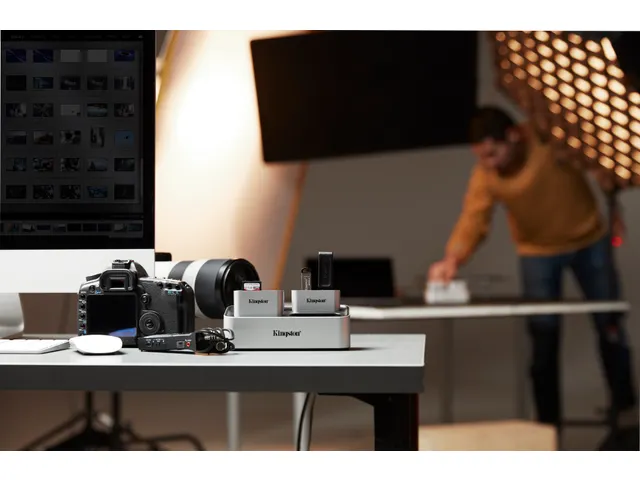 USB3.2 Gen1 Workflow SDHC/SDXC UHS-II kaartlezer met twee sleuven