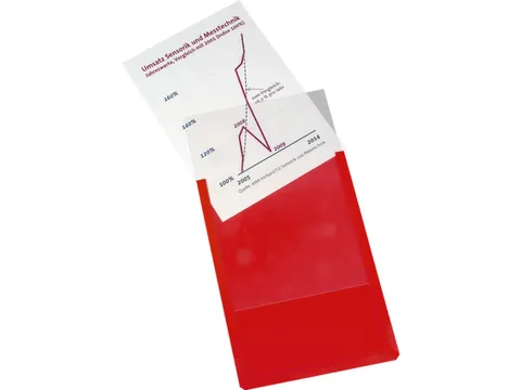 zichtpaneel,DIN A4,staand,rood,achterzijde magnetisch