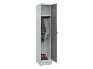 locker,HxBxD 1950x400x500mm,1vak,vak B 400mm,draaigrendel,sokkel - 1
