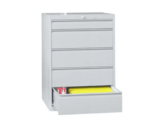 ladekast HxBxD 1000x1023x600mm 5laden slot RAL7035 front RAL7016