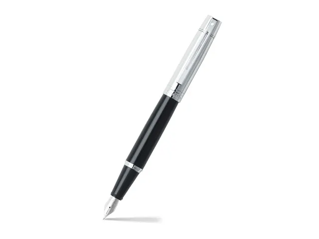 Vulpen SHEAFFER 300 E9314 F Black barrel chrome cap chrome plated