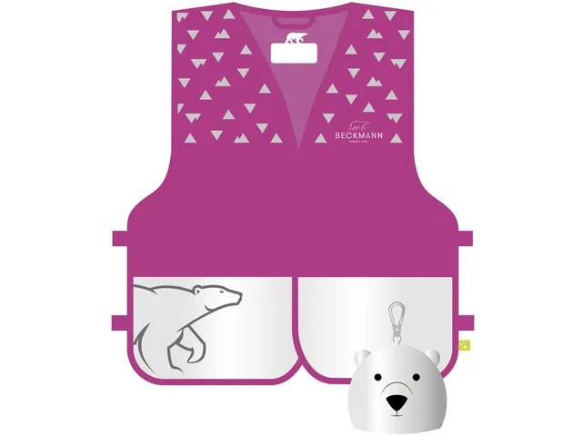 Veiligheidsvest Beckmann kind B-Seen pink 51,5x43cm