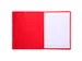 Elastomap zonder klep glanskarton 355gm² - A4-Rood