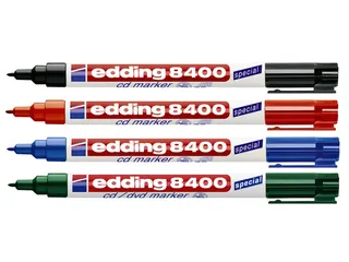 Cd marker edding 8400 rond blauw 0.5-1.0mm - 3