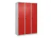 locker voor scheiding van kleding,HxBxD 1850x1200x500mm,3vak