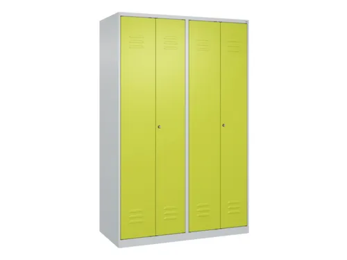 locker voor scheiding van kleding,HxBxD 1850x1200x500mm,4vak