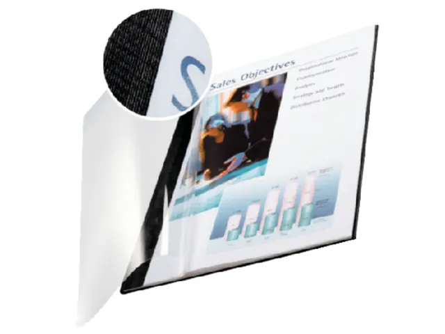 Inbindomslag Leitz A4 3.5Mm Zachte Kaft Zwart