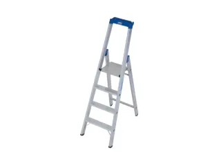 Ladder Aluminium Bordes H 0 95M 4Treden Incl. Bordes - 1