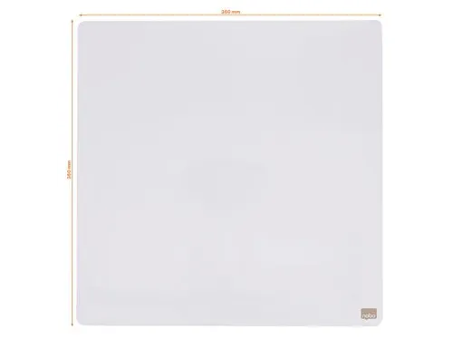 Nobo magnetische droog uitwisbare Mini Whiteboard tegel 36x36cm Wit