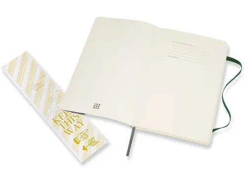 Notitieboek Moleskine large 130x210mm lijn soft cover myrtle green