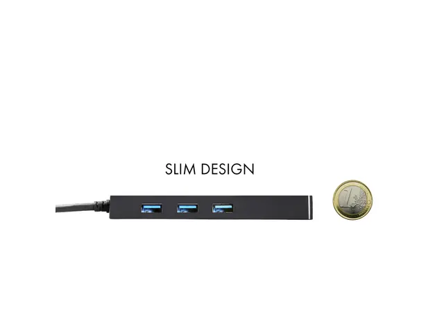 i-tec USB-C Slim HUB 3-poorts + GLAN Adapter