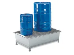 Opvangbak 3x 200l Opvangvol. 220l Gvk 200x1880x850mm Gvk-Rooster