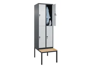 Dubbeldekse dekenkist,HxBxD 2120x600x815mm,2x2vak.,vak B 300mm - 3