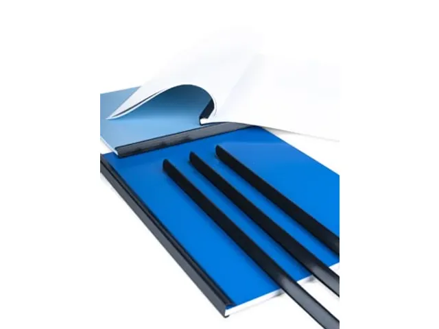 Pavo Slide binders Rond Klemrug voor A4 15 mm Zwart 25 stuks