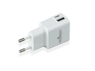 Oplader Green Mouse USB-C 1x en USB-A 1x wit blisterverpakking - 3