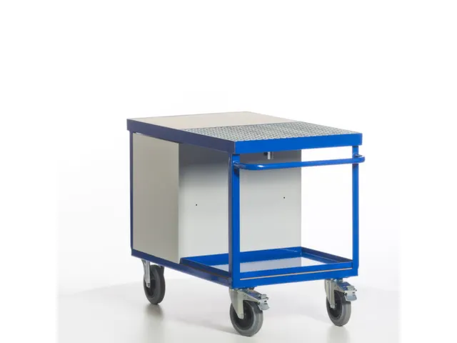 chariot-armoire,force 600kg,2plateau(x),plateau Lxl 1150x700mm