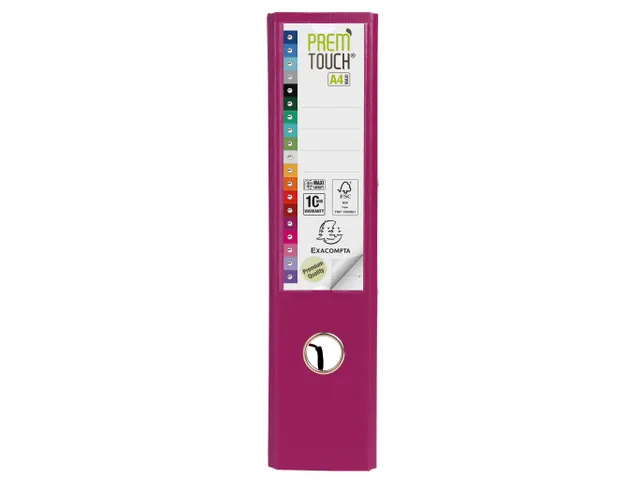 Ordner PP Prem'Touch A4maxi 80mm fuchsia
