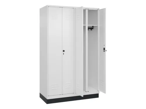 locker voor scheiding van kleding,HxBxD 1950x1200x500mm,4vak