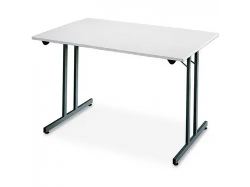 Klaptafel Vrijstaand 120x60 Cm Onderstel Zwart Blad Kersenhout