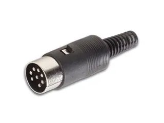 Mannelijke Audio Din Plug - 8P - Zwart - 1