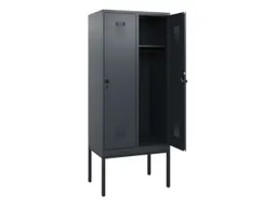 schoollocker,HxBxD 1950x800x500mm,2vak,vak B 400mm,draaigrendel
