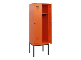 schoollocker,HxBxD 1950x600x500mm,2vak,vak B 300mm,draaigrendel - 1