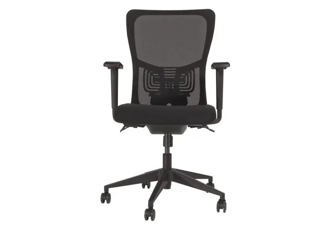 Chaise de bureau ergonomique NEN-EN 1335 Noir Dos en maille