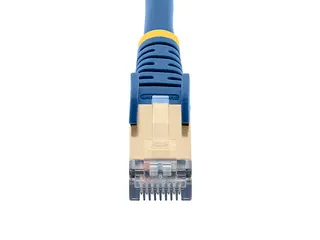 1m CAT6a Ethernet kabel blauw STP - 4