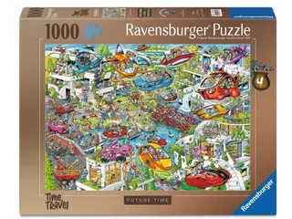 Puzzel Ravensburger Ray's comic Future Time 1000 stukjes - 1