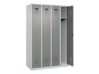locker,HxBxD 1850x1200x500mm,4vak,vak B 300mm,cil.-slot - 2