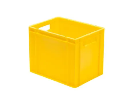 Euronorm-Stapelbak 29l 320x 400x 300mm Wanden/Bodem Gesloten Geel