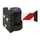 afzetsysteem voor wandmontage,m. 1riem(en),LxB 3m x50mm,riem rood/wit