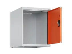 opzetkast,v. locker,1vak.,vak B 400mm,HxBxD 500x400x500mm,cilinderslot