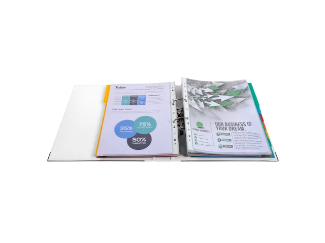 Ordner PP Prem'Touch A4 maxi 50mm Assorti