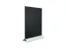 Krijtbord Securit A4 290x210x60mm voet aluminium