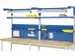 opbouwelement,v. werkbank,HxBxD 1380x3000x350mm,draagverm. 100kg,staal