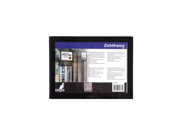 Zichtframe Kangaro A5 zwart
