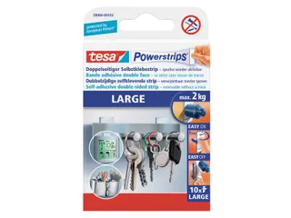 Kleefstrips tesa Powerstrips LARGE dubbelzijdig 2kg 10 stuks - 1