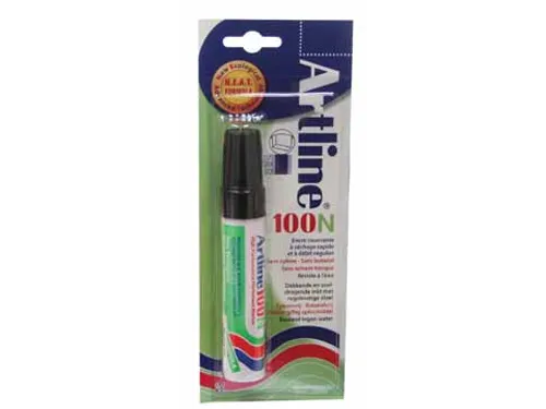 Permanent marker Artline 100 zwart op blister