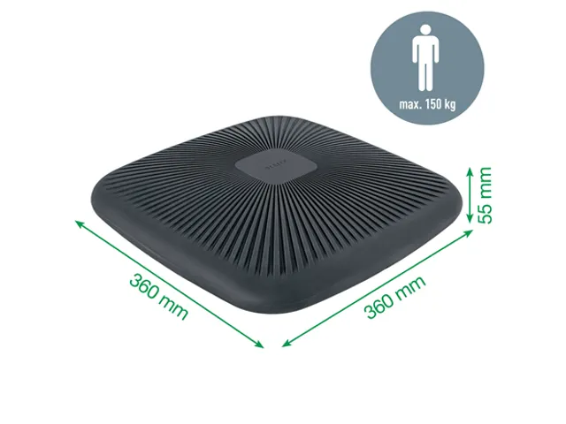 Wiebelkussen Leitz Ergo donkergrijs