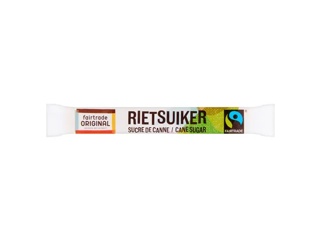 Rietsuikersticks Fairtrade Original 600 stuks