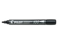 Pilot Permanent Marker 100 Rond Fijne punt Zwart