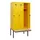 locker met bank,HxBxD 1950x900x815mm,3vak,vak B 300mm,draaigrendel