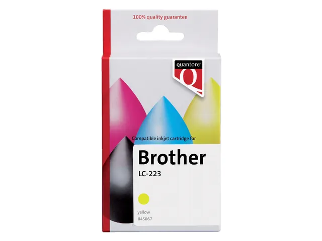Inktcartridge Quantore alternatief tbv Brother LC-223 geel